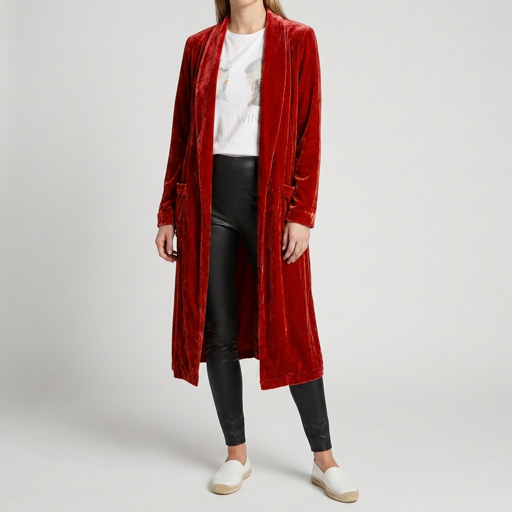 Cardigan Largo Duster para Mujeres