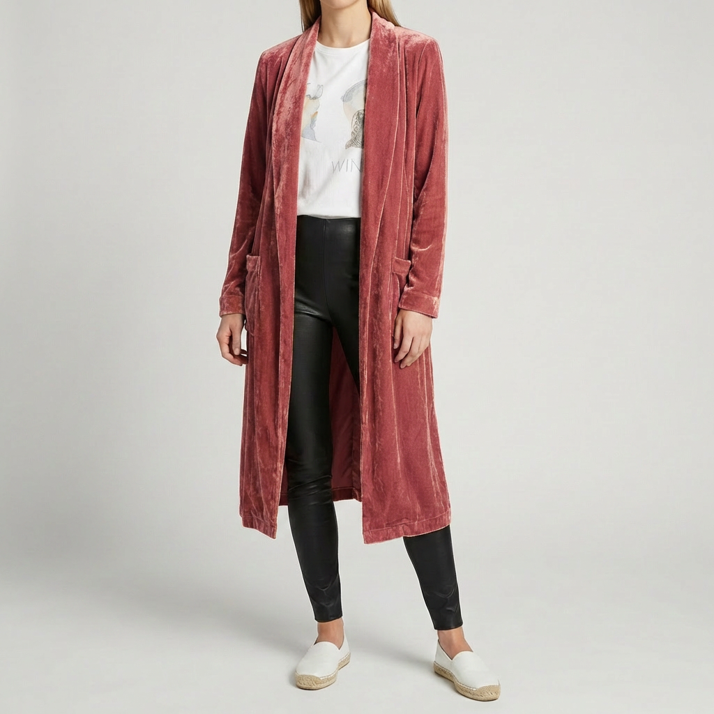 Cardigan Largo Duster para Mujeres