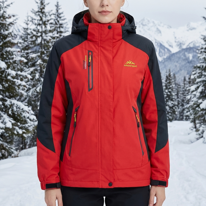 Chaqueta de Rendimiento Exterior con Capucha para Mujeres