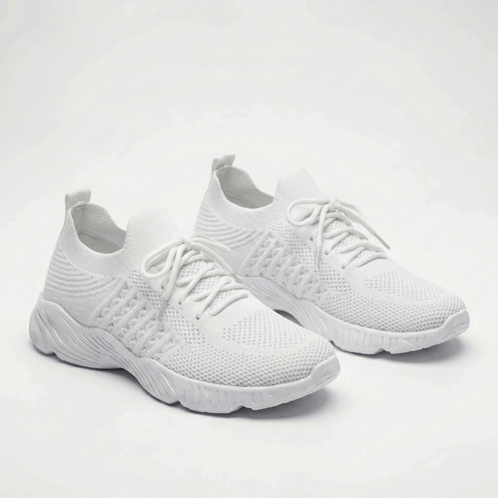 Zapatilla de Tricot con Cordones Transpirable