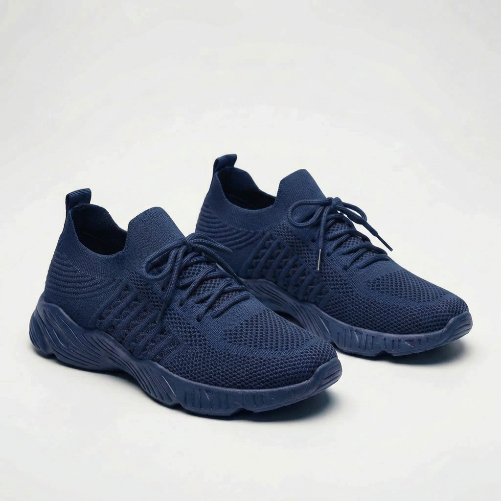 Zapatilla de Tricot con Cordones Transpirable