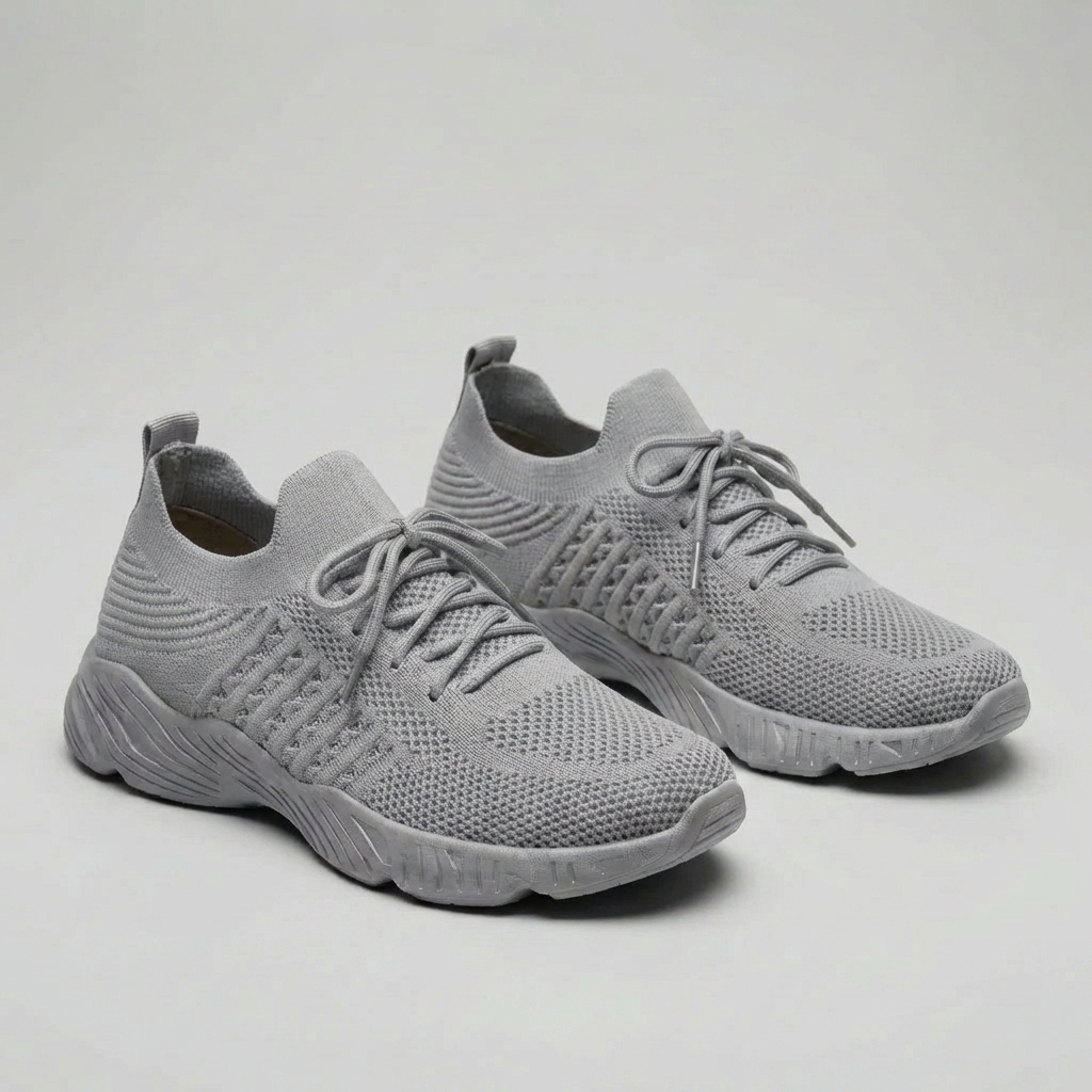 Zapatilla de Tricot con Cordones Transpirable