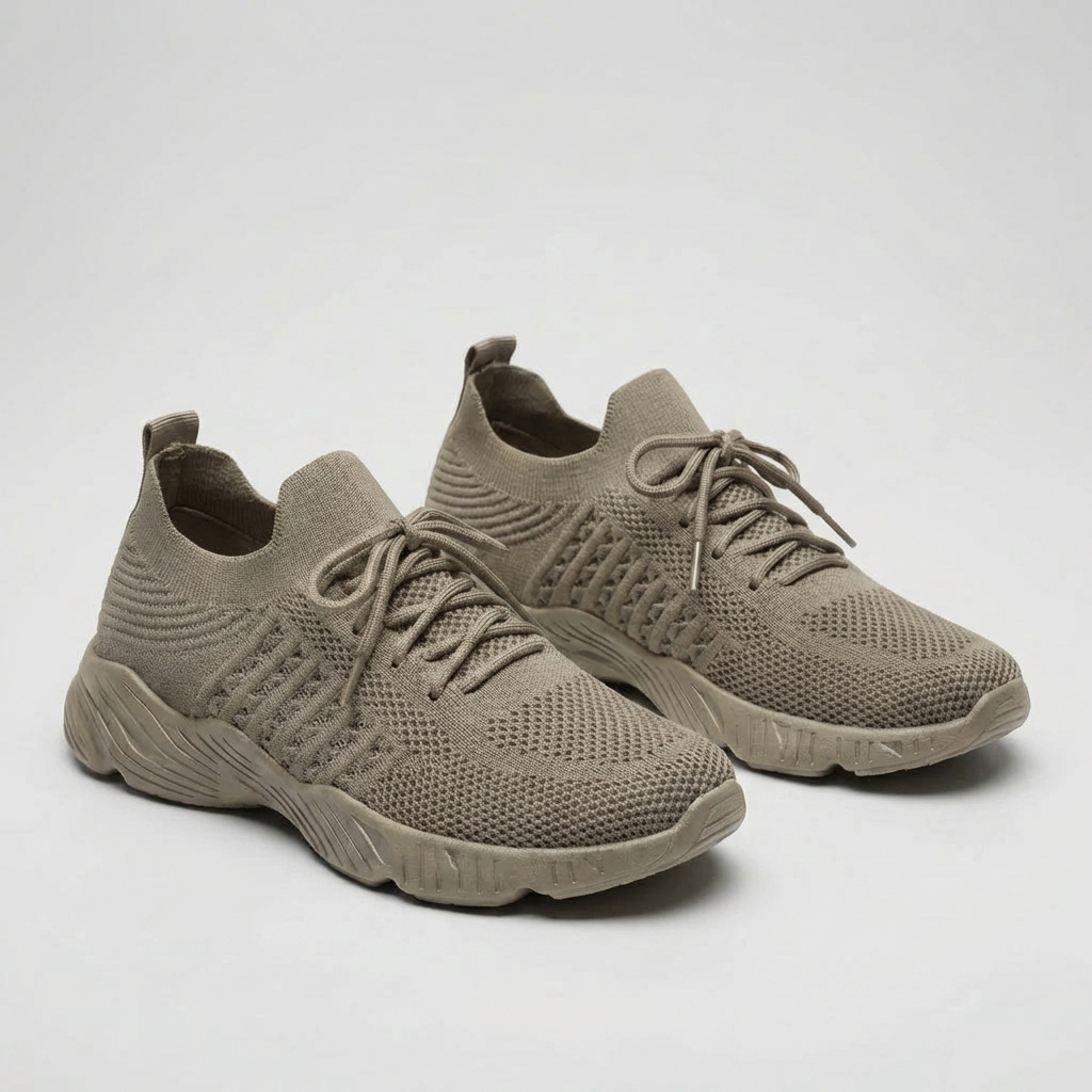 Zapatilla de Tricot con Cordones Transpirable