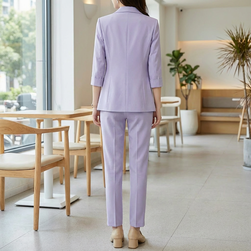 Conjunto de Traje Formal para Mujeres con Blazer y Pantalones