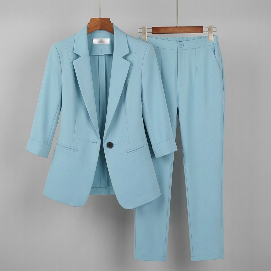 Conjunto de Traje Formal para Mujeres con Blazer y Pantalones
