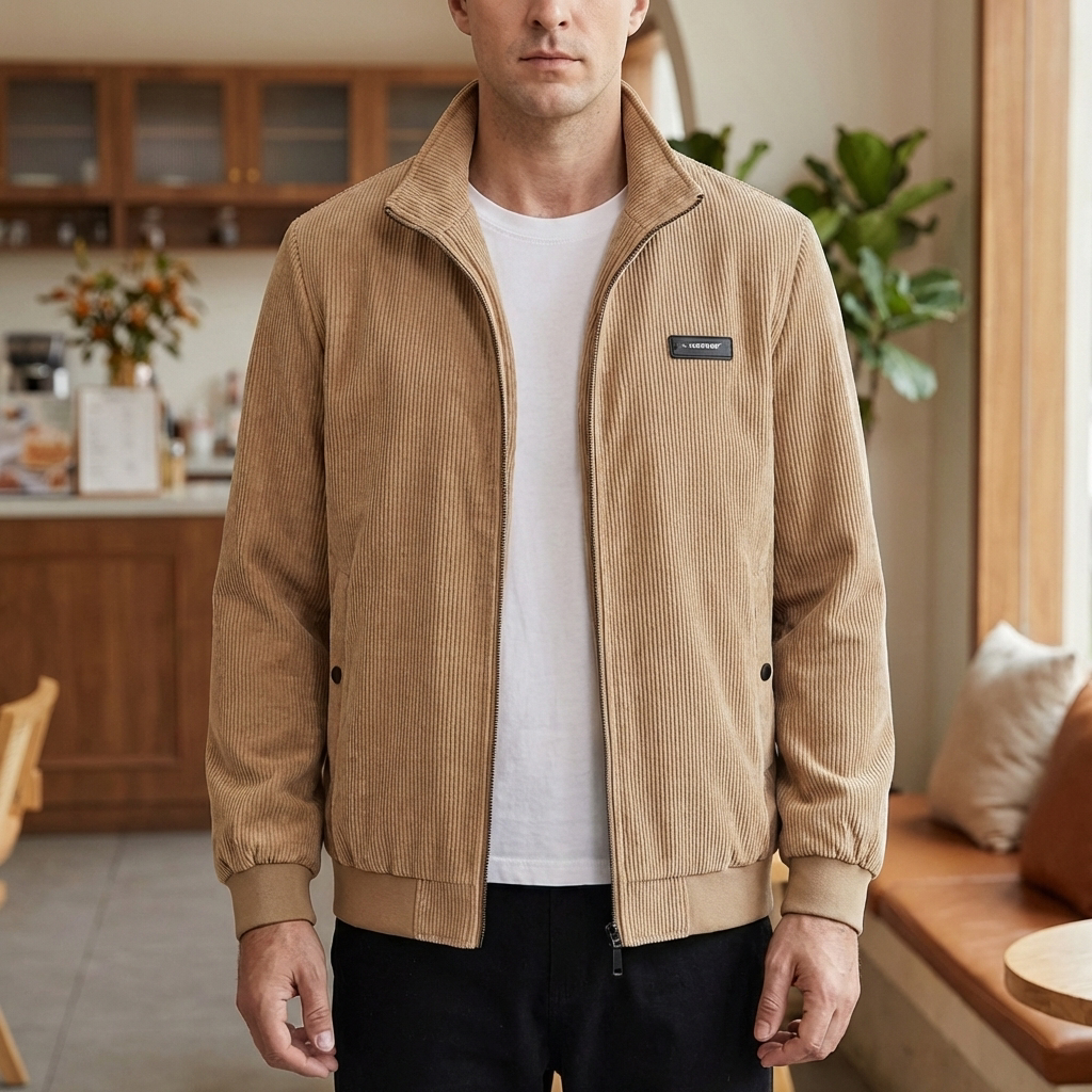 Chaqueta de Invierno de Pana para Hombres