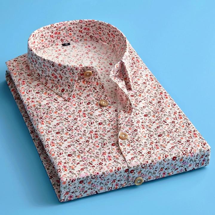 Camisa Polo Floral Moderna para Hombres