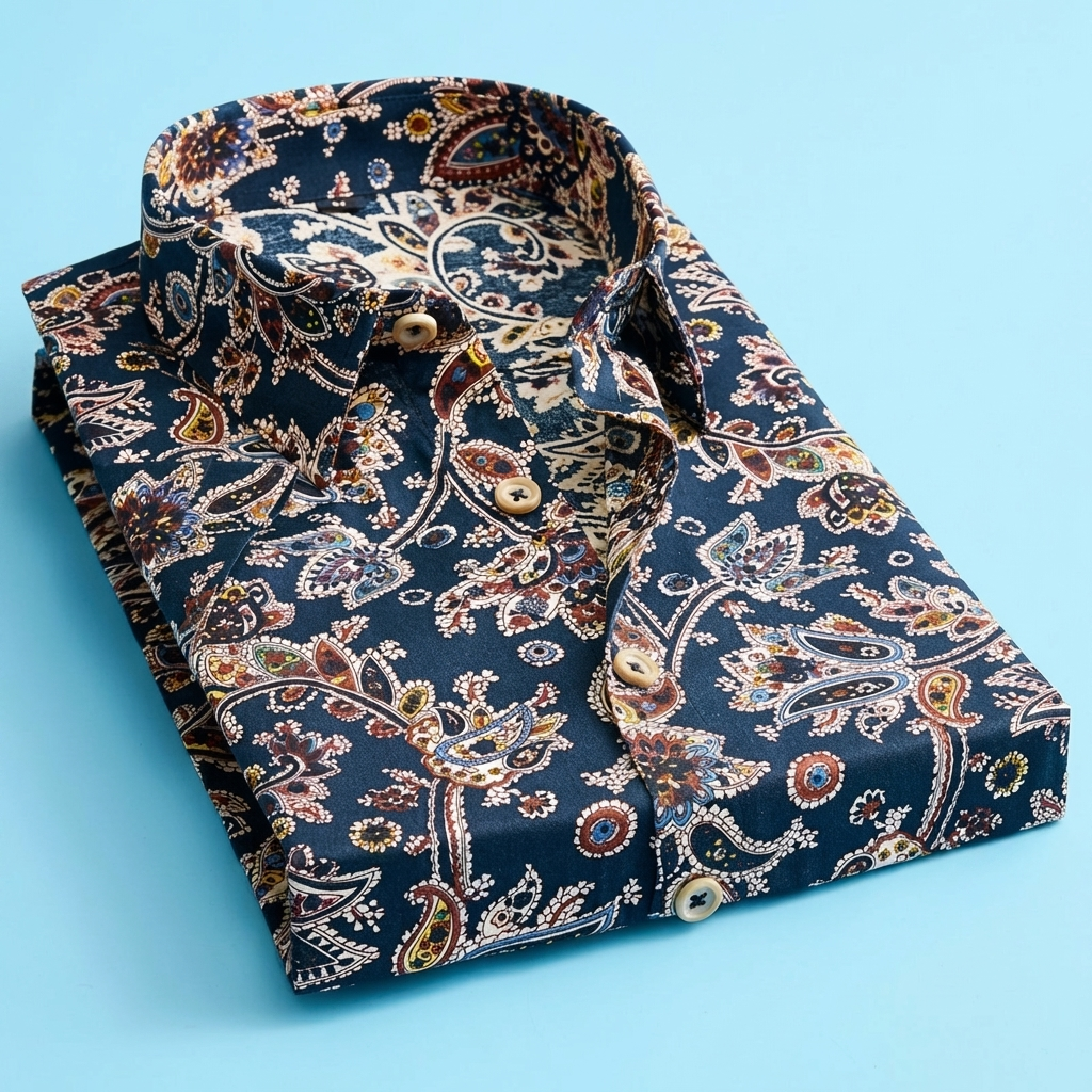 Camisa Polo Floral Moderna para Hombres