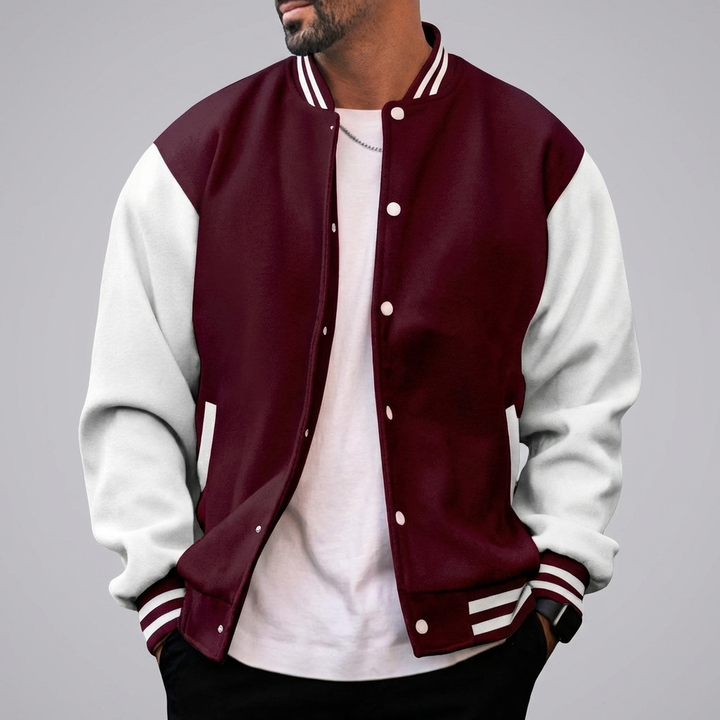 Chaqueta de Beisbol Casual para Hombres
