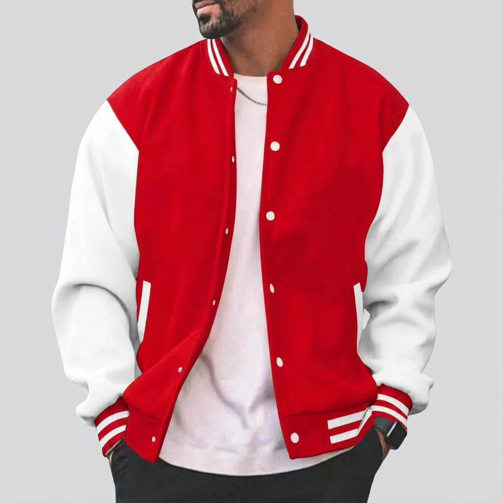 Chaqueta de Beisbol Casual para Hombres