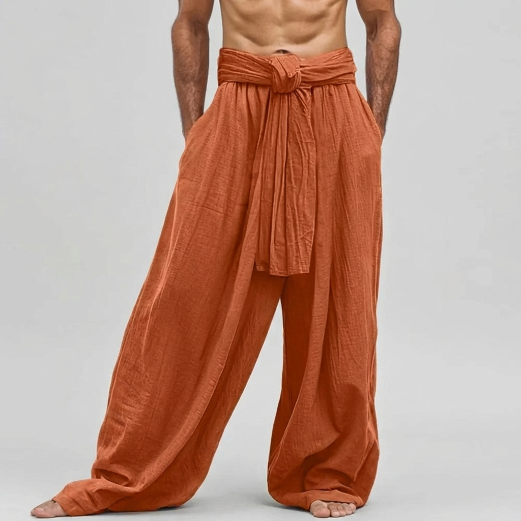 Pantalones de Lino Cómodos de Verano para Hombres