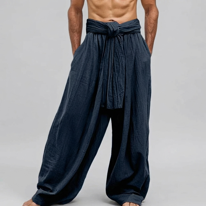 Pantalones de Lino Cómodos de Verano para Hombres