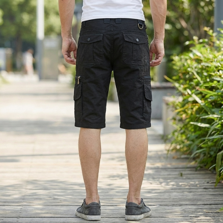 Pantalón Corto Cargo a Media Pierna para Hombres