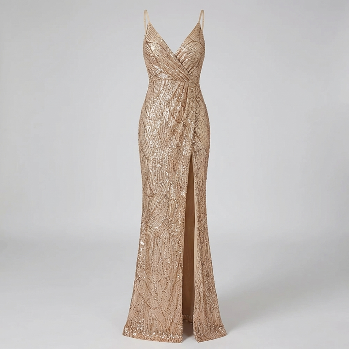 Vestido de Noche Brillante para Mujeres