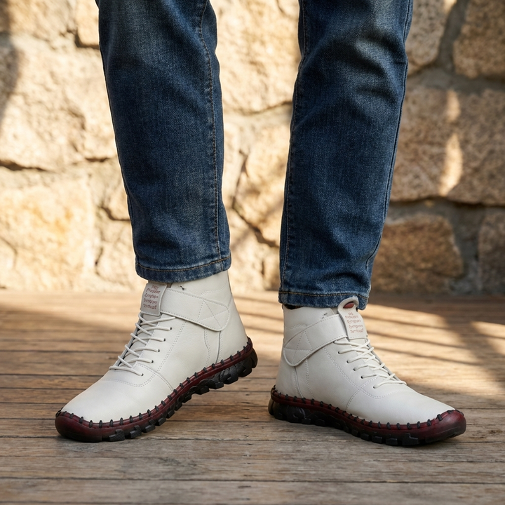 Zapatos Con Cordones Y Suela Antideslizante Para Hombres