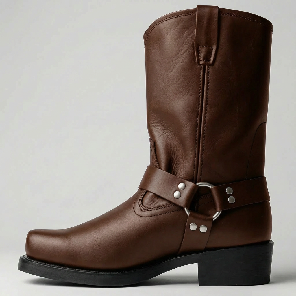 Bota Western a Media Calamares