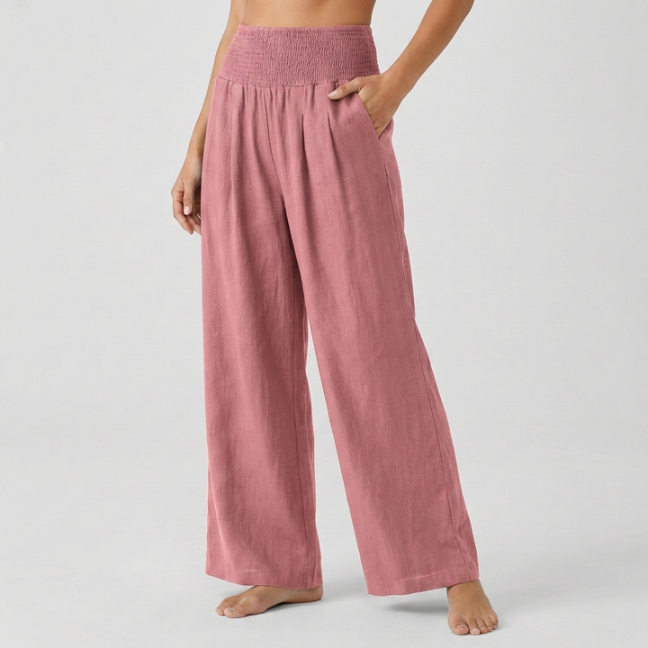 Pantalones Palazzo Elásticos Elegantes para Mujeres