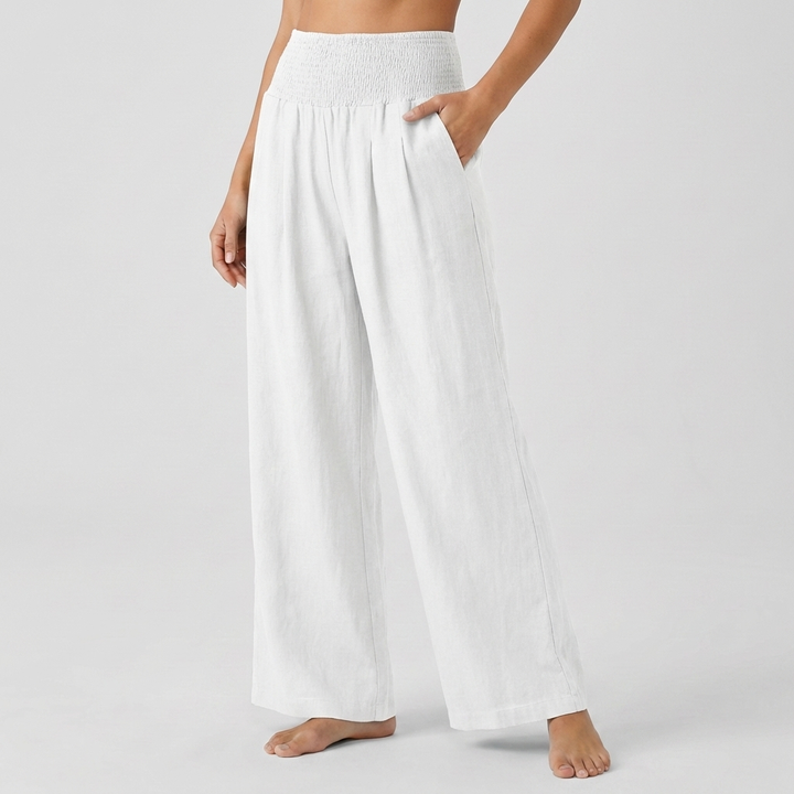 Pantalones Palazzo Elásticos Elegantes para Mujeres