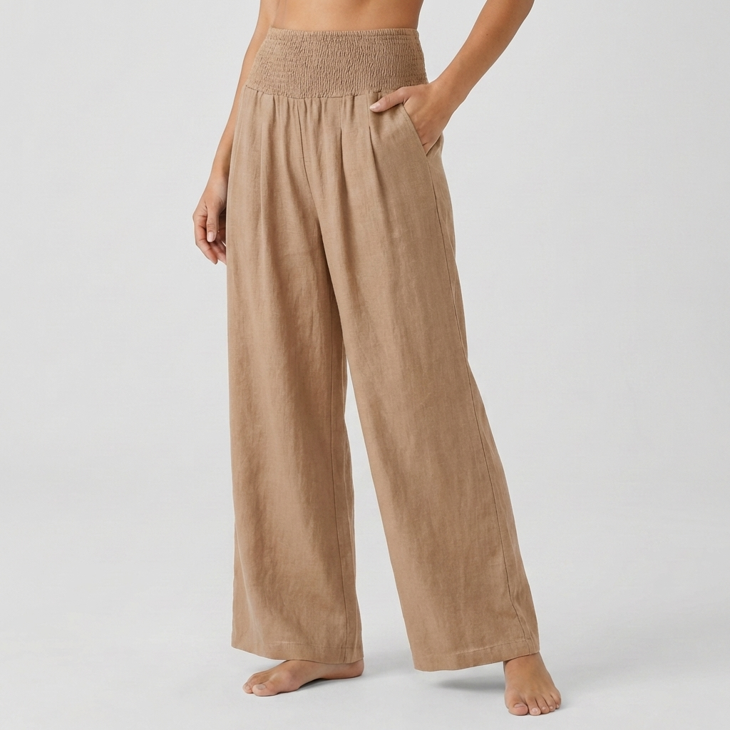 Pantalones Palazzo Elásticos Elegantes para Mujeres