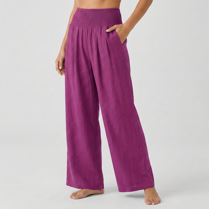 Pantalones Palazzo Elásticos Elegantes para Mujeres