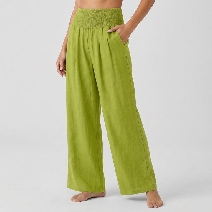 Pantalones Palazzo Elásticos Elegantes para Mujeres