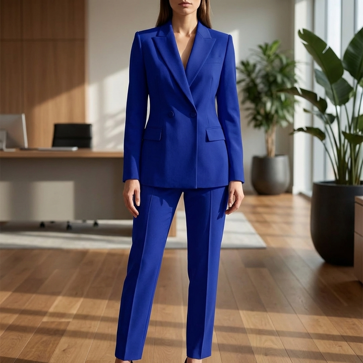 Conjunto de Blazer y Pantalones Elegante para Mujeres