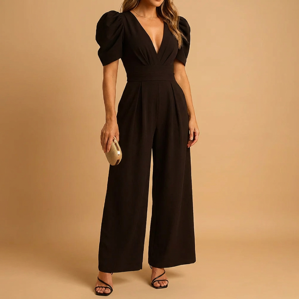 Mono con Manga Abullonada Flattering para Mujeres
