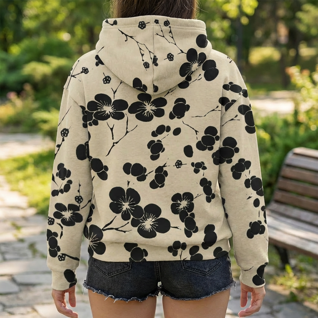 Suéter Ligero con Estampado Floral para Mujeres