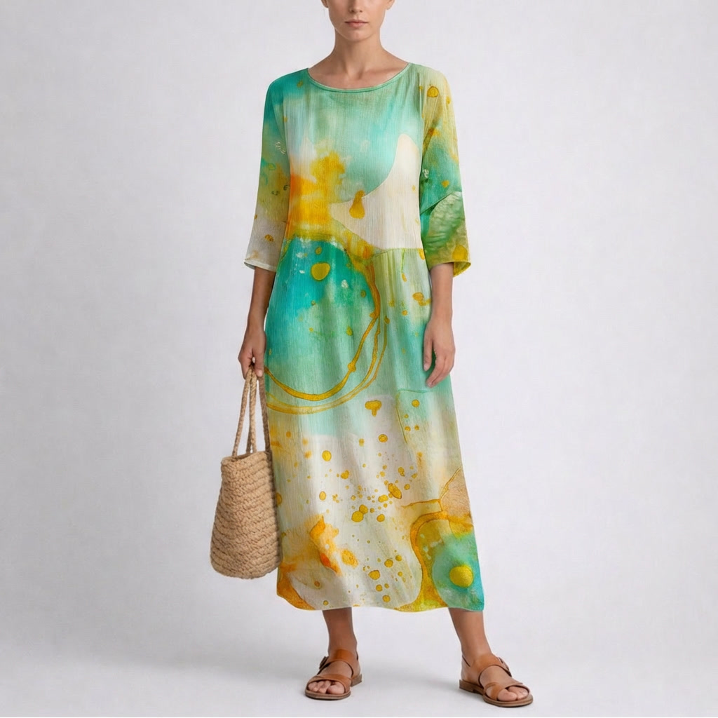 Vestido de Verano Floral Elegante para Mujeres