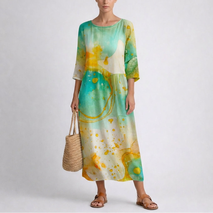Vestido de Verano Floral Elegante para Mujeres