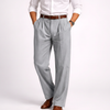 Pantalones Altos de Cintura Alta Estilo Vintage para Hombres