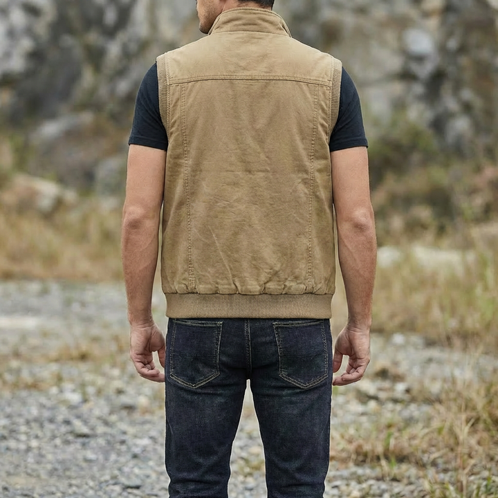 Chaleco Utilitario Multi-Bolsillo para Hombres