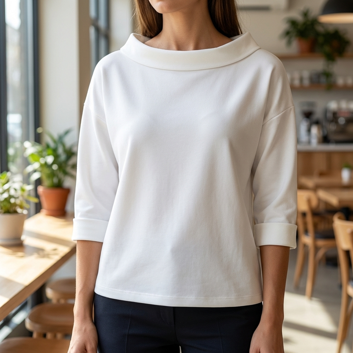 Top de Algodón de Primavera para Mujeres