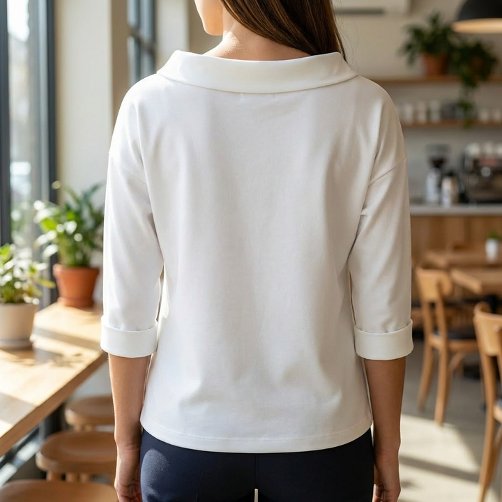 Top de Algodón de Primavera para Mujeres