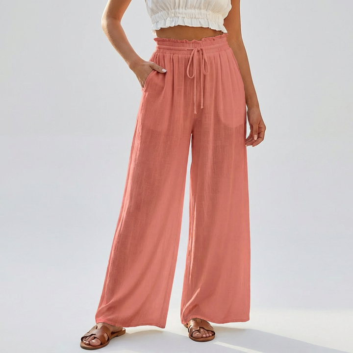 Falda Pantalones Casual Verano con Cintura Elástica