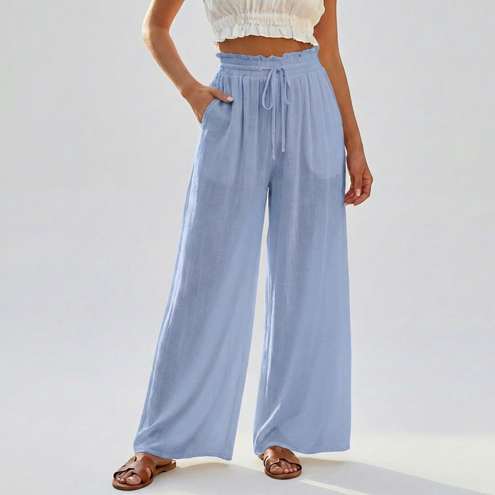 Falda Pantalones Casual Verano con Cintura Elástica