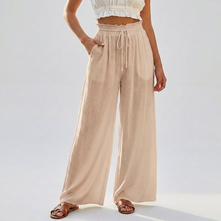 Falda Pantalones Casual Verano con Cintura Elástica