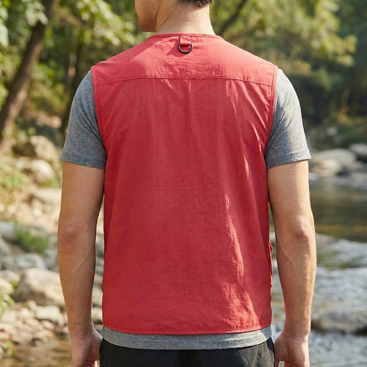 Chaleco de Verano Multi‑Bolsillos para Hombres