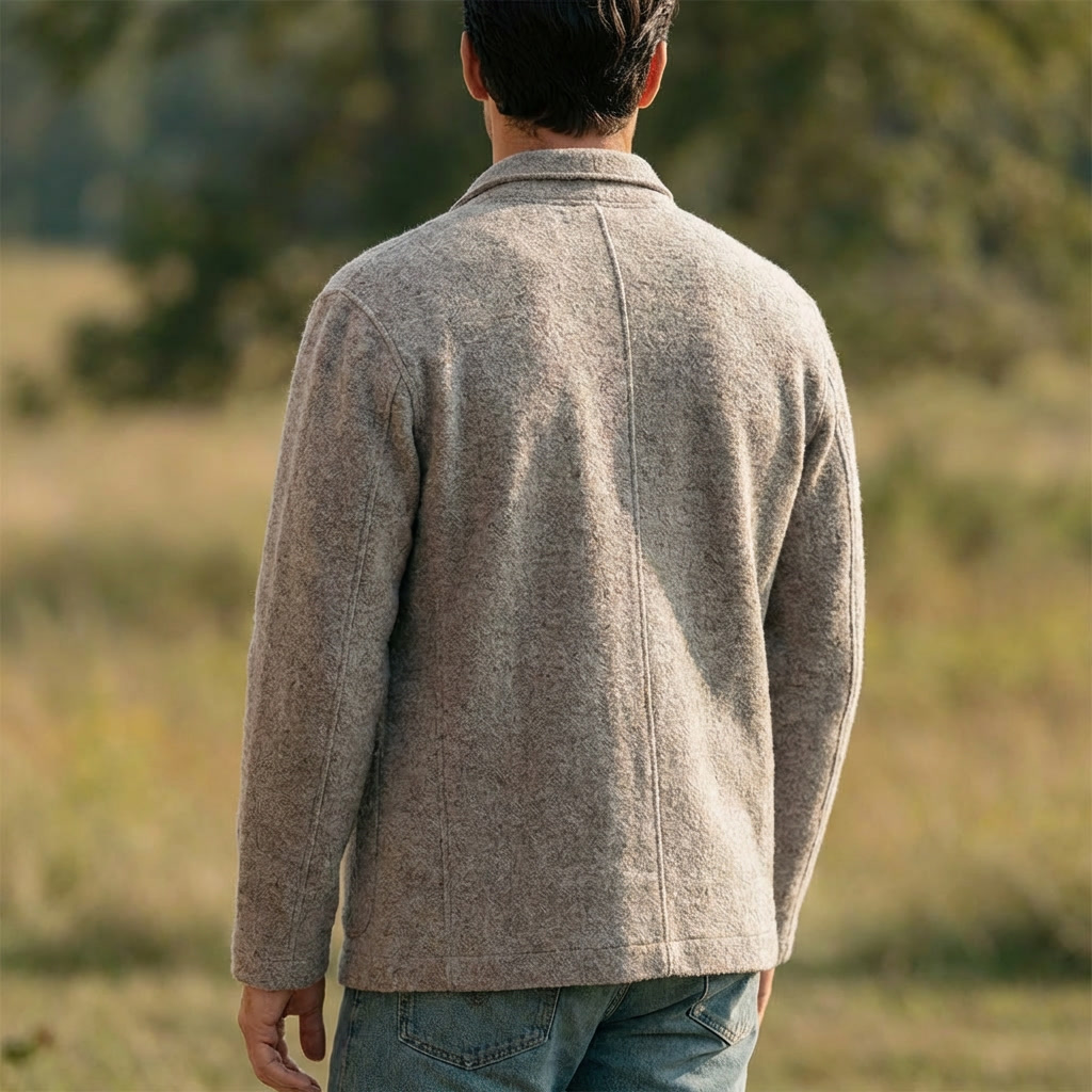 Blazer Casual A Cuadros Para Hombres