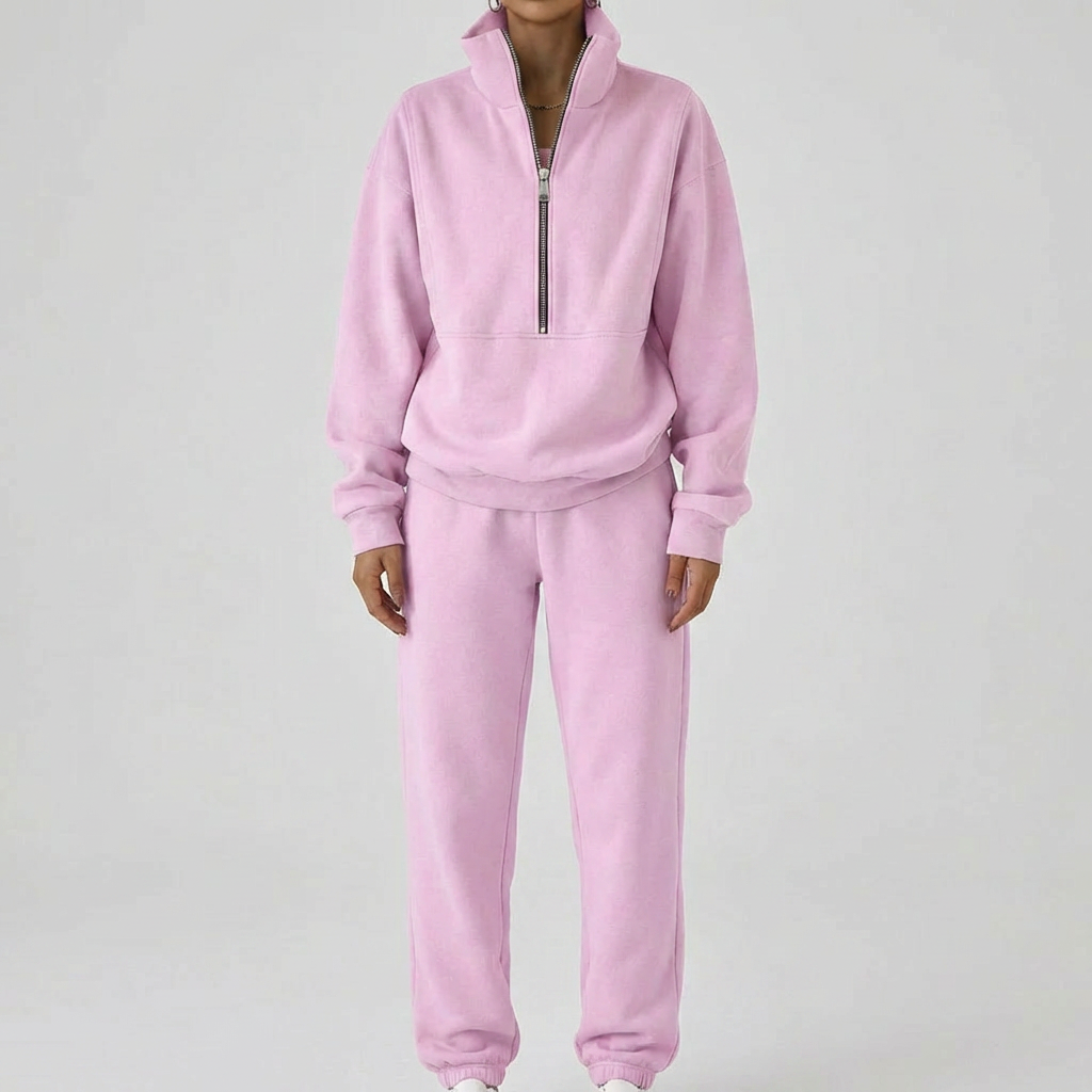 Sudadera Cómoda con Cremallera para Mujeres