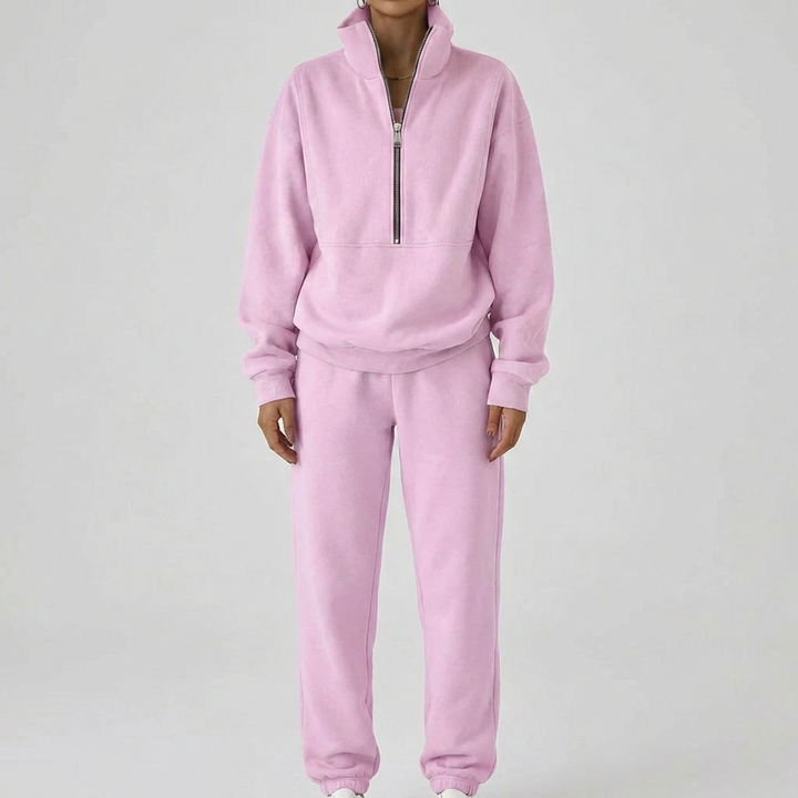 Sudadera Cómoda con Cremallera para Mujeres