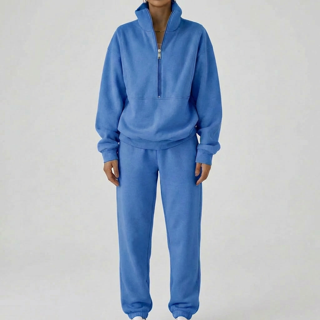Sudadera Cómoda con Cremallera para Mujeres