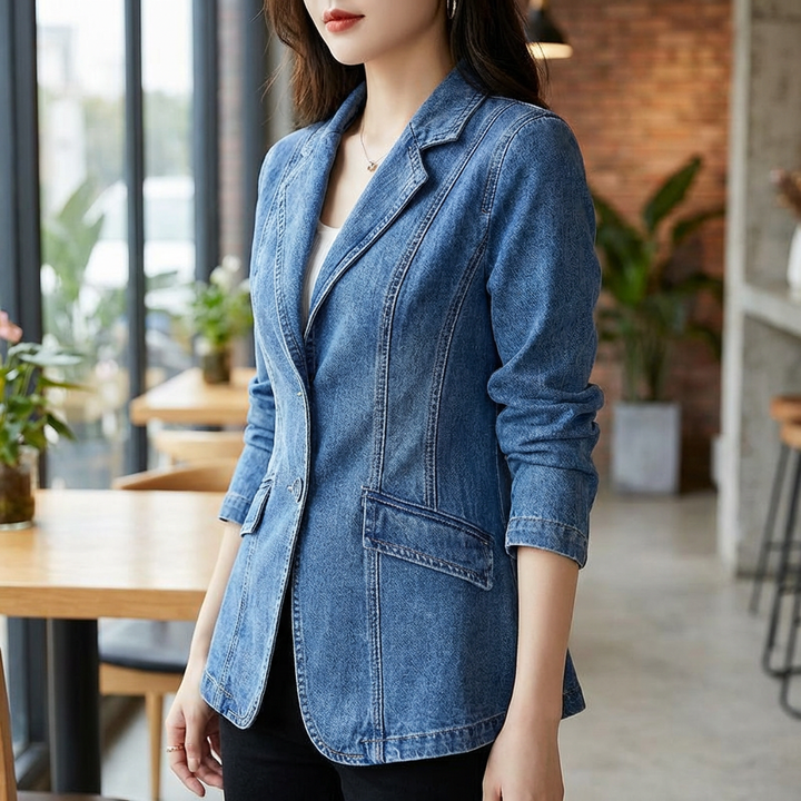 Blazer de Denim para Mujeres