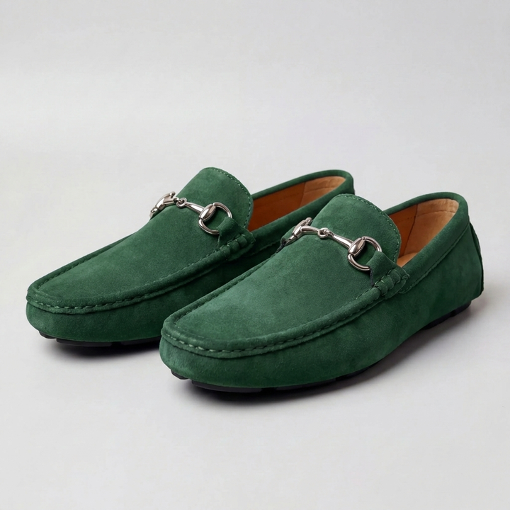Mocasín con Acento Metálico para Hombres