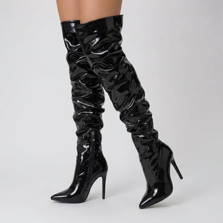 Botas de Tacón Stiletto por Encima de la Rodilla para Mujeres
