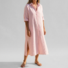 Vestido Camisa de Manga Larga Elegante para Mujeres