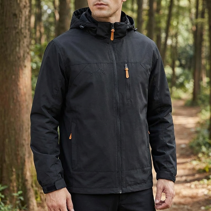 Chaqueta Exterior Impermeable y Transpirable para Hombres