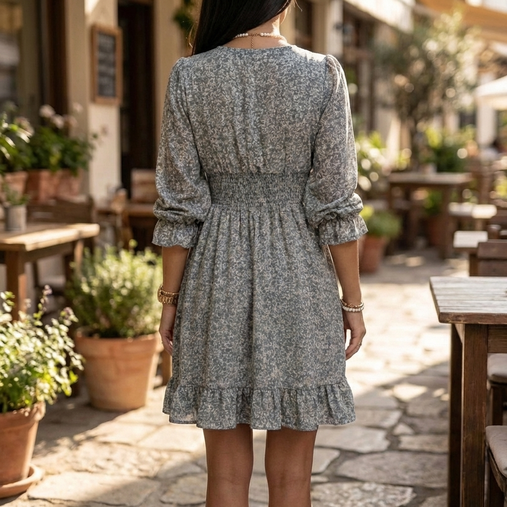Vestido Mini Boho Encanto Bohemio para Mujeres