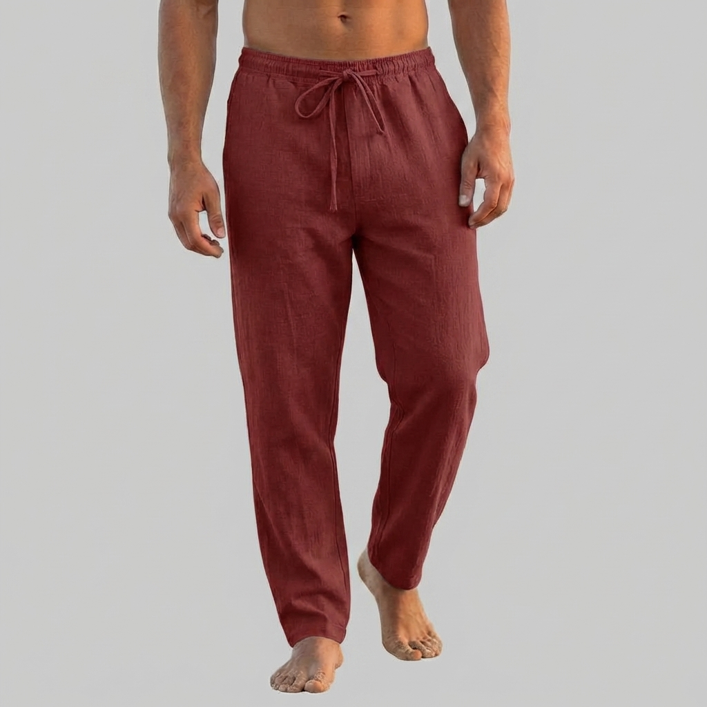 Pantalones de Lino Trendy para Hombres