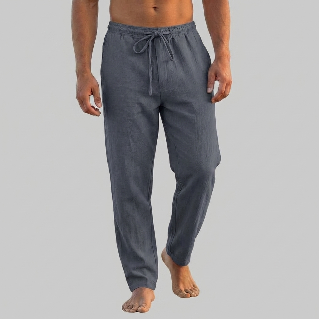 Pantalones de Lino Trendy para Hombres